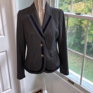 Wool and satin lined blazer